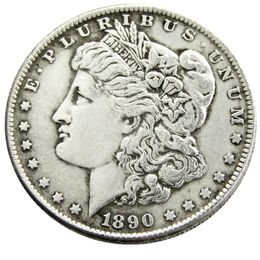 Pièces de monnaie plaquées argent Morgan Dollar US 1890-P-CC-O-S, matrices artisanales en métal, usine de fabrication 257Q