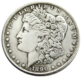 Pièces de monnaie plaquées argent Morgan Dollar US 1890-P-CC-O-S, matrices artisanales en métal, usine de fabrication 230z