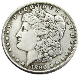 Pièces de monnaie plaquées argent Morgan Dollar US 1890-P-CC-O-S, matrices artisanales en métal, usine de fabrication 288n