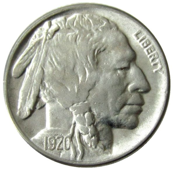 US 1920 P/D/S Buffalo Nickel Five Cents (sobre suelo elevado) copia de monedas