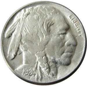 US 1924 P/D/S Buffalo Nickel cinq cents (sur sol surélevé) copie pièces