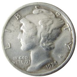 US 1924 P/D/S Mercury Dime Pièces de monnaie plaquées argent