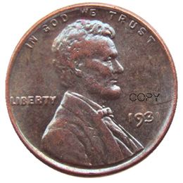 US 1931 P / S / D Tarwe Penny Head One Cent Copper Copy Hanger Accessoires Munten