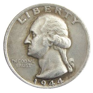 US 1944 P/D/S Washington Quarter Dollars Silver Plated Copy Coin