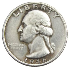US 1946 P/D/S Washington Quarter Dollars Silver Plated Copy Coin