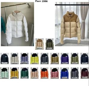 US 1996 Mens Designer Down Jacket North Winter Coton Hommes Femmes Vestes Manteau Visage Coupe-Vent Extérieur Couple Épais Manteaux Chauds Tops Outwear Plusieurs Couleurs A852