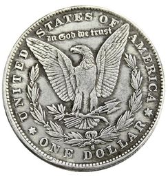 28 Uds. De dólares Morgan 18781921quotSquot, diferentes fechas, marca de moneda, artesanía chapada en plata, copia de monedas, troqueles de metal, fabricación 4283634