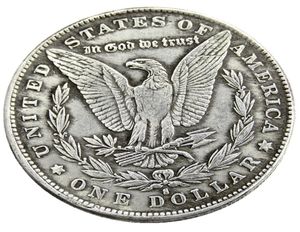 US 28pcs Morgan Dollars 18781921quotsquot Différentes dates Craft Crafle Silver Plated Cops Metal Dies Manufacturing1730834
