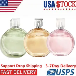 US 3-7 jours ouvrables livraison gratuite Eau De parfum 100ML femme hommes parfum élégant et charmant parfum Spray