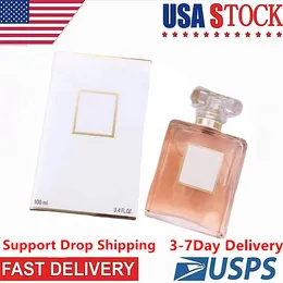US 3-7 jours ouvrables livraison rapide meilleure vente co.co parfum pour Parfum Cologne vaporisateur pour le corps pour femme parfum