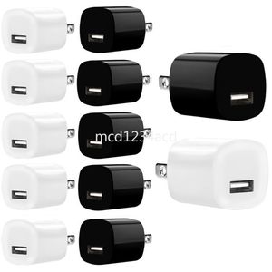 US Ac voyage à domicile USb chargeur mural 5V 1A adaptateur secteur chargeurs USB pour iphone 15 12 13 14 samsung galaxy s6 s7 S20 S22 M1 lecteur mp3