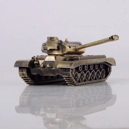 Ejército de EE. UU. M26 Pershing tanque pesado 1/72 modelo totalmente metálico regalo de exhibición