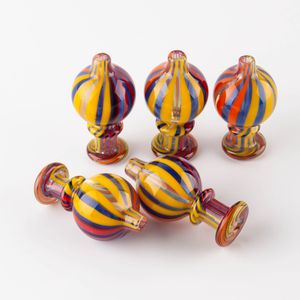 US Color Glass Bubble Dab Carb Cap 26mmOD Caps Pour Flat Top Hookahs Water Bongs Pipe dab plates-formes pétrolières