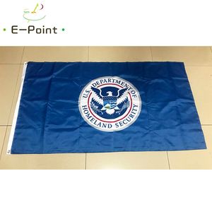 Drapeau du département américain 3 * 5ft (90cm * 150cm) Décorations de bannière de drapeau en polyester pour la maison