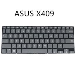 US Engelse laptoptoetsenbord voor Asus Vivobook 14 X409 X409FA X409FB X409DA X409BA QWERTY NOTEBOOK PC -toetsenborden 0KNB02106US00 240418