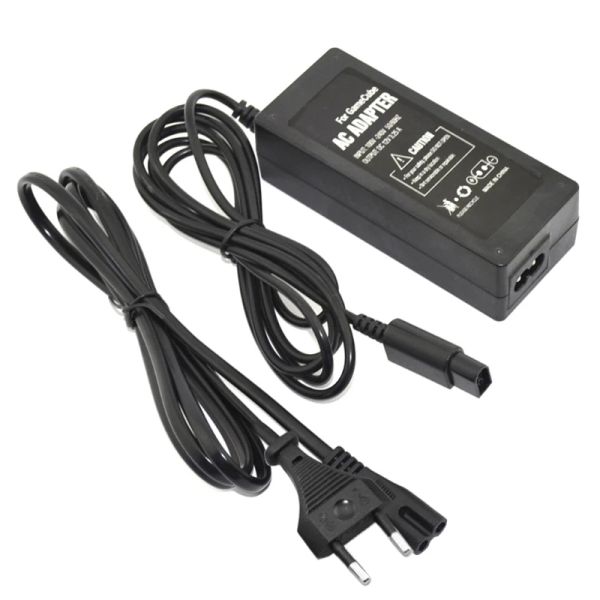 Adaptateur d'alimentation pour console de jeu GameCube, prise US/EU, AC DC 12V, 3,25 a, chargeur pour NGC avec câble d'alimentation