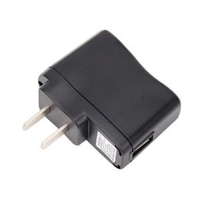 Cargador USB EE. UU. UE Blanco Negro Protección contra sobrecarga Fuente de alimentación de CA USB Adaptador de pared Cargador MP3 Enchufe de EE. UU. Funciona para EGO-T EGO Batería MP3 MP4