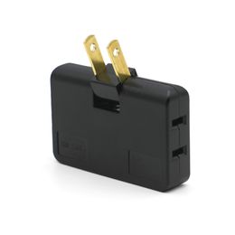US Extension Plug Electrical Adapter 3 In 1 Adapter Mini Steet Power Splitter Laad Converter Socket 180 Rotatie Verstelbaar
