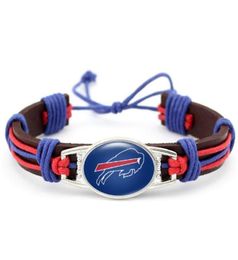 Équipe de football américaine Buffalo Charme de ballon DIY Collier Boucles d'oreilles Bracelet Brangles Boutons Sports Jewelry Accessoires4336949