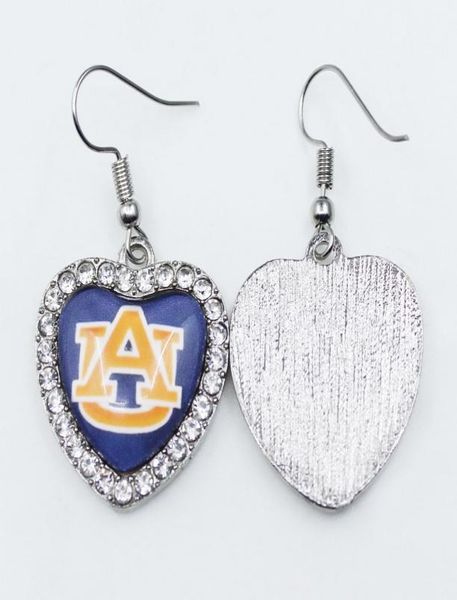 US Football University Team Auburn Tigers enrôle Charme DIY Collier Boucles d'oreilles Bracelet Brangles Boutons Sports Jewelry Accessoires5043930