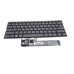 Clavier américain pour Lenovo IdeaPad C340-14API C340-14-14IWL-14API IWL FLEX-14IWL 81SQ Couleur grise