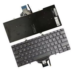 Clavier d'ordinateur portable américain avec rétro-éclairage noir pour Dell Latitude 7400 3400 5400 RN86F