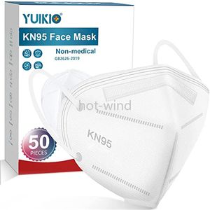 Entrepôt local américain Usine de masques KN95 Filtre à 95% Respirateur respiratoire à charbon actif jetable coloré Concepteur à 5 couches Masques pour adultes Emballage individuel EE
