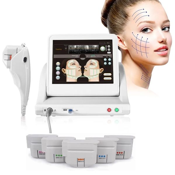 Dispositivos de cuidado facial de grado médico de EE. UU. HIFU Ultrasonido enfocado de alta intensidad Eliminación de arrugas Hi-fu Estiramiento de la piel Máquina facial de ultrasonido HIF para rostro o cuerpo