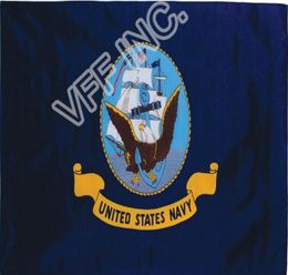 US Navy Anchor Ship Embele Emblem Army Flag 3ft x 5ft Polyester Banner Flying 150 90cm Flag personnalisé extérieur AF16230728