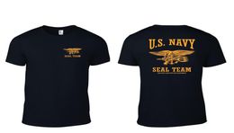Camiseta del equipo de Navy Seal de EE. UU. Solo el día fácil fue ayer por camisetas impresas de camiseta de manga corta de manga corta talla plus size2917767
