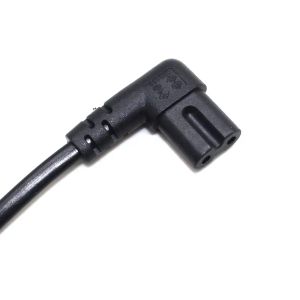 US NEMA 1-15P Universa 2pin Plug à IEC320 C7 Femelle AC Cordon portable PU PU Spring Strech Câble d'alimentation rétractable 75cm