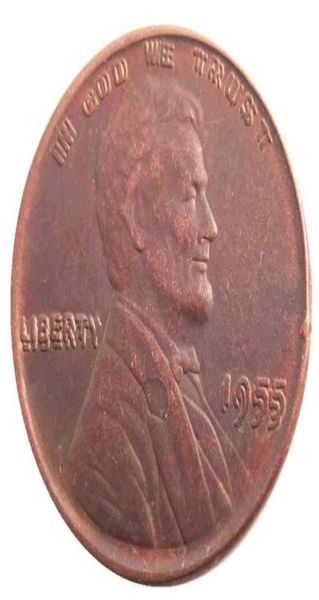 US ONE CENT 1955 Double Die Penny Copper Copy Coins Metal Craft Dies Fabrication Factory 8823177