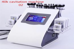 US PLIG 2020 Produit 6 en 1 Radiofréquence à vide RF 40K CAVI LIPO Slimming Ultrasonic Liposuction Cavitation Machine F4652189