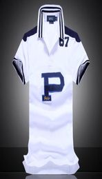 Amerikaanse maat ontwerper Polo Shirt City Custom Fit Mesh Men T -shirt Letter Polo Team Custom Fit S5XL8687320