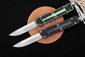 US Stlye SCARAB II Cuchillo D2 Hoja de acero Mango de aluminio de aviación Camping Combate táctico al aire libre Autodefensa EDC Navajas de bolsillo