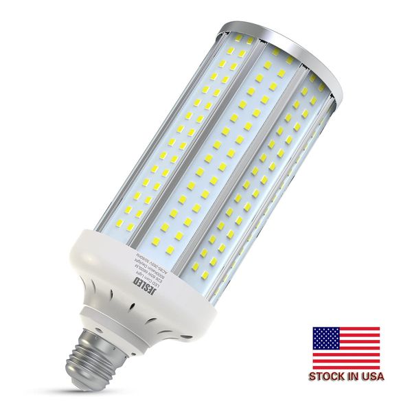 US STOCK 500W equivalente a bombilla LED de maíz 60W 6600 lúmenes 6000K área grande luz blanca fría E26/E27 base media adecuada para interior exterior garaje almacén