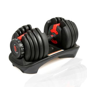 DHL-schip verstelbare halter 5-52.5lbs Fitness Trainingen Dumbbells Gewicht Bouw Toon Uw kracht Spieren Buitensportuitrusting 24kg