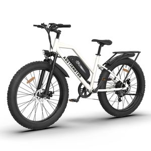 US STOCK AOSTIRMOTOR S07-G Elektrische fiets 48V 750W Mountain Ebike 48V 13Ah batterij 26 inch 4.0 dikke band Kleur-U-LCD-scherm Schijfrem Voorverende vork