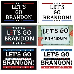 2024 Let's Go Brandon Trump verkiezingsvlag 150x90 cm aangepaste outdoor decoreren banner