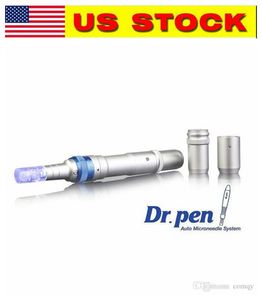 Draadloze Dr Pen Ultima A6 Auto Elektrische MicroneEdle Oplaadbare Dermapen Derma Roller met vervangbare naaldcartridge CE