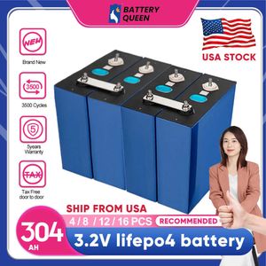 Stock américain EVE 12V24V48V 304AH LiFePO4 3.2V batterie externe batterie Rechargeable pour stockage solaire EV porte à porte sans taxe