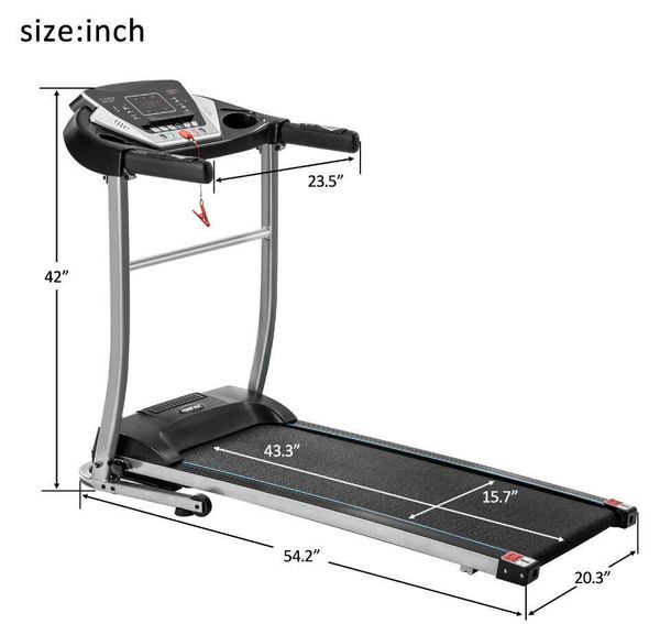 EEUU Stock Treadmilles Asamblea GT eléctrica plegable caminadora motorizada máquina corriente de fitness Material fitness Equipos MS191082AAN