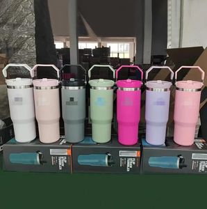 Stock américain avec bouteilles d'eau logo 20oz 30 oz tasses de préservation thermique Tobeurs en acier inoxydable