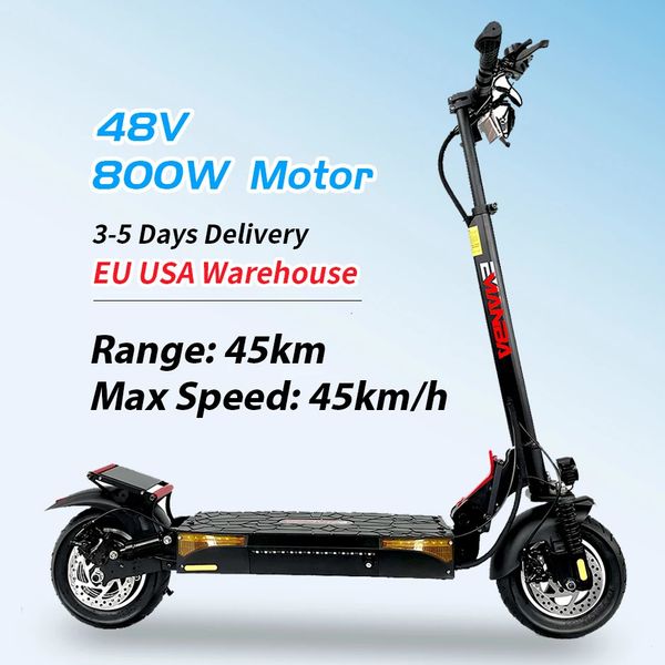 EE. UU. USA Warehouse plegable 2 ruedas Portable Mobility Electric Scooter 800W para adultos 240416