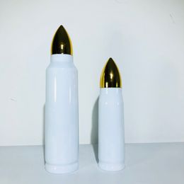 Almacén de EE. UU. 17 oz 34 oz Sublimación Bullet Cup Rockets Tumblers Acero inoxidable Frasco de vacío creativo Termo Doble pared Insulat270Y