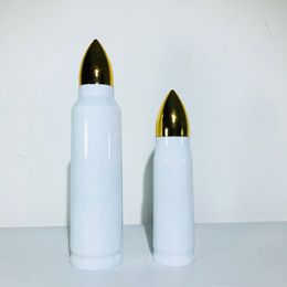 Almacén de EE. UU. 17 oz 34 oz Sublimación Bullet Cup Rockets Tumblers Acero inoxidable Frasco de vacío creativo Termo Doble pared Insulat219k