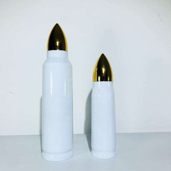 Entrepôt américain 17oz 34oz sublimation Bullet tasse rockets gobelers en acier inoxydable