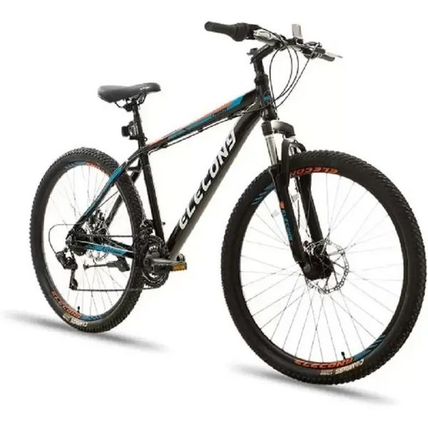 Us Warehouse Elecony Bicicleta de aluminio de 26 pulgadas, Shimano 21 Velocidad Bicicleta de montaña Frenos de disco duales para mujer Hombre Adulto Hombre Mujer T04201