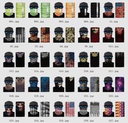 US Warehouse Sport Neck Skull Fishyle Fishing Magic Scarf Bandanas Shield Face Mask Bandan Bandana Headwear Ring Scarf Bicycle B3723868