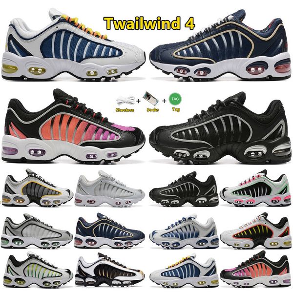 Twailwind IV TW 4 Hommes Chaussures De Course Noir Blanc Rose Laser Bleu USA Rouge Orbite Loup Gris 40-45 Jaune Tons Aurore Vert Métallique Or Hommes Femmes Baskets Sport Baskets